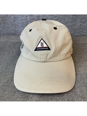 PGA Tour TPC Southwind Khaki Golf Hat Adjustable Dad Cap Memphis
